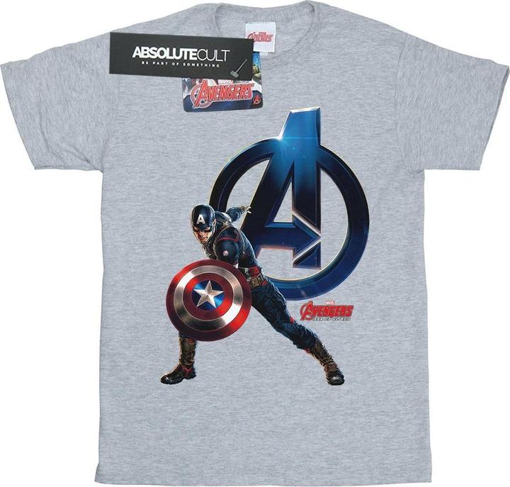Captain America Pose TShirt Jungen