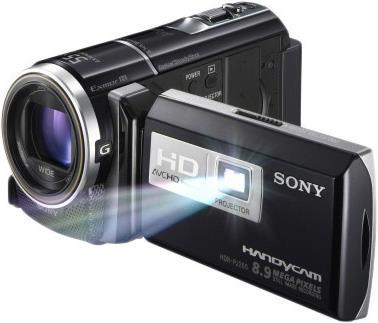 Actual product image Sony HDR-PJ260, FullHD, projector, 30x zoom, 16GB