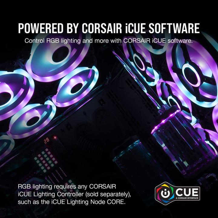 Actual product image Corsair iCUE QL140 RGB (140 mm, 1 x)