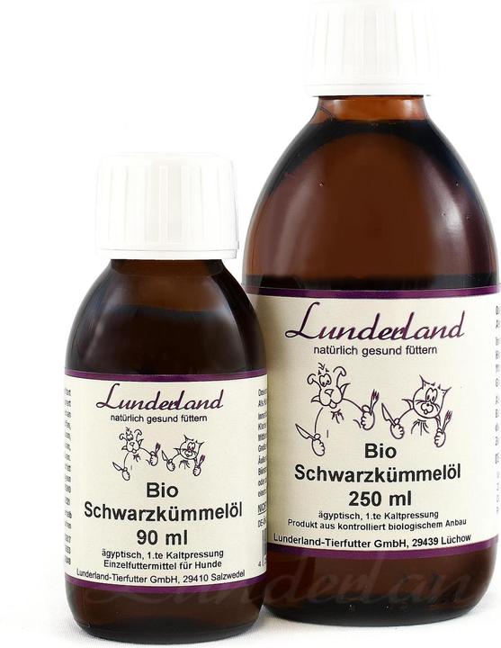 Lunderland Bio Schwarzkümmelöl (Hund, 250 ml)