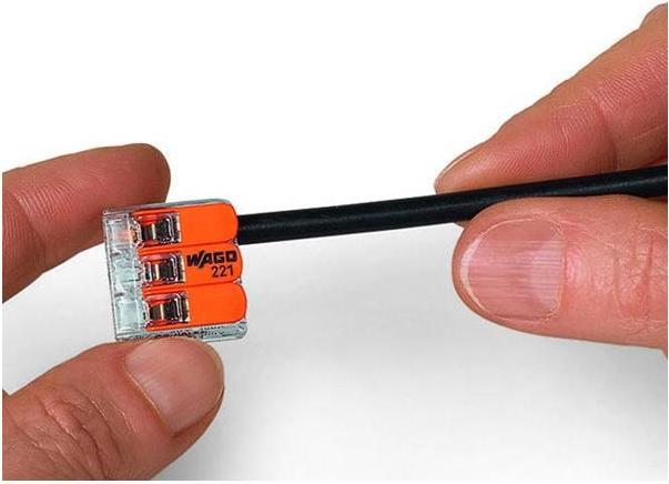Image du produit Wago Pince de connexion COMPACT 3 fois 50 pièces