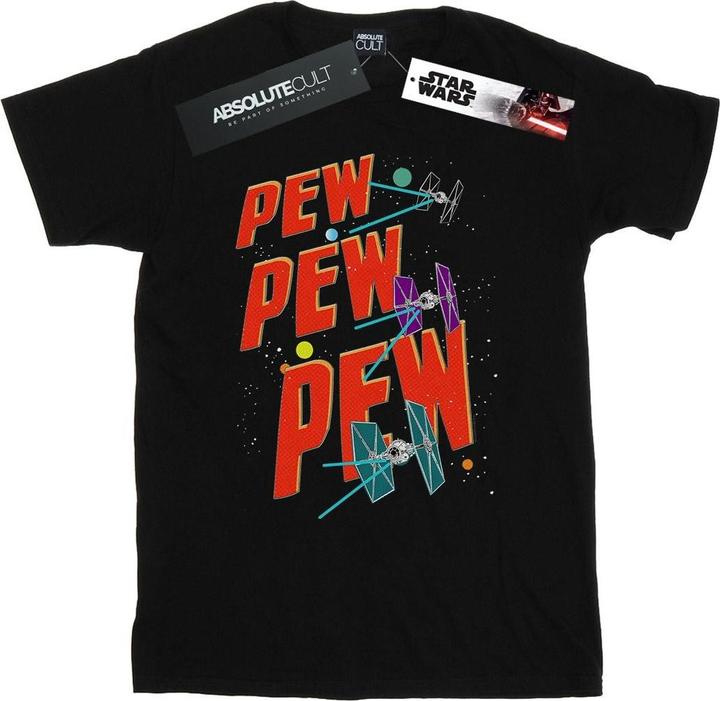 Actual product image Star Wars Mens Tie Fighters Pew Pew T-Shirt (S)