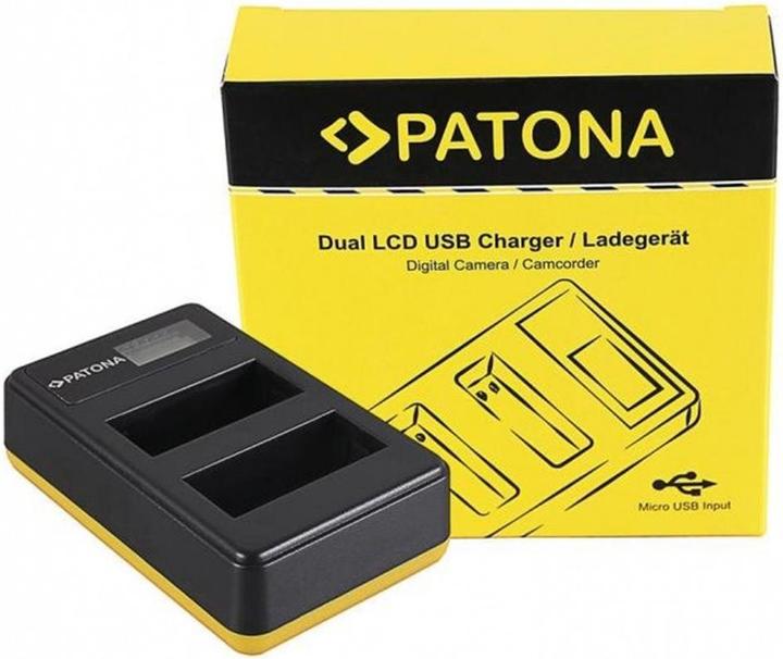 Produktbild Patona Dual LCD USB Ladegerät Canon LP-E8 (Kamera Akku Ladegerät)