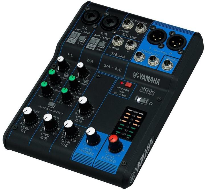 Produktbild Yamaha Mischpult MG06 (Studio- und Livemixer)