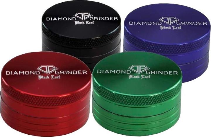 Black Leaf Diamond Aluminium Grinder