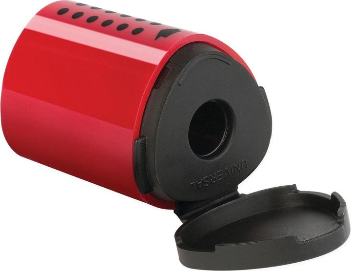 Actual product image Faber-Castell Sharpener Grip 2001 Mini 10 pieces, blue and red