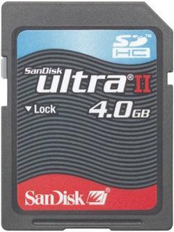 Produktbild SanDisk Ultra II SDHC Card (4 GB, SDHC)