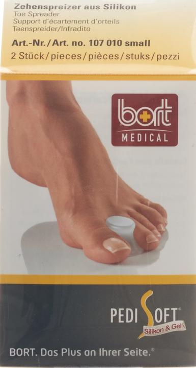Actual product image Bort Medical Pedi Soft Silicone Toe Spreader (Toe separators)