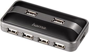 Actual product image Hama USB 2.0 hub (7 ports)