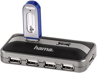 Actual product image Hama USB 2.0 hub (7 ports)