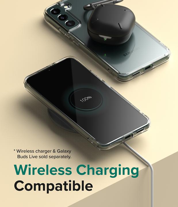 Image du produit Ringke Fusion tpu case with frame for Samsung galaxy s22 + (s22 plus) transparent (Samsung Galaxy S22+)
