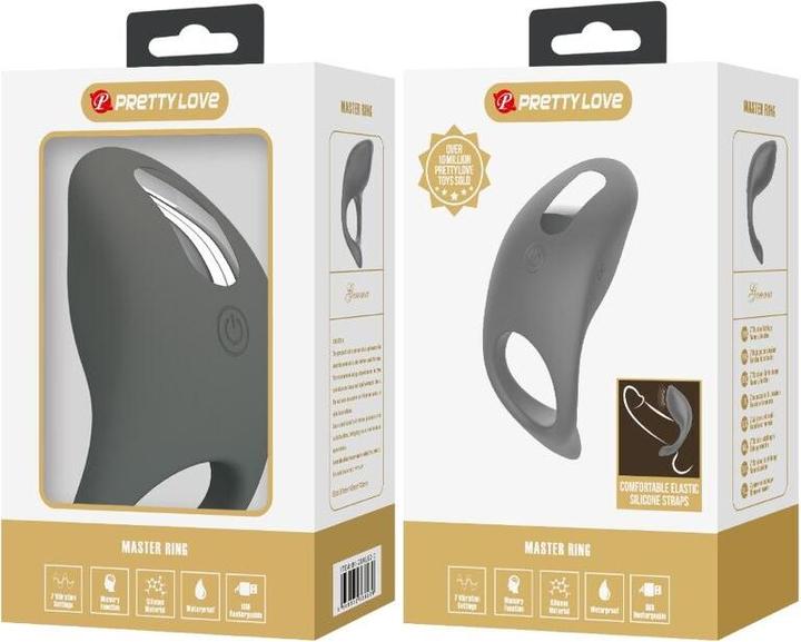 Image du produit Pretty Love - Gemma Vibratorring Mit Memory-Grau