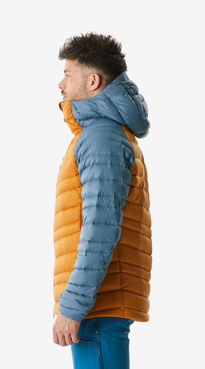 Actual product image Simond Men's mountaineering down jacket Ochre - Grey (XXL)