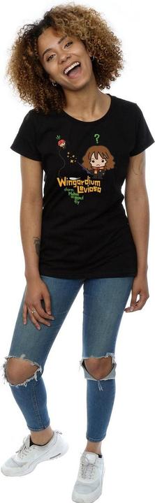 Image du produit - T-shirt HERMIONE GRANGER WINGARDIUM LEVIOSA JUNIOR - Femme (L)