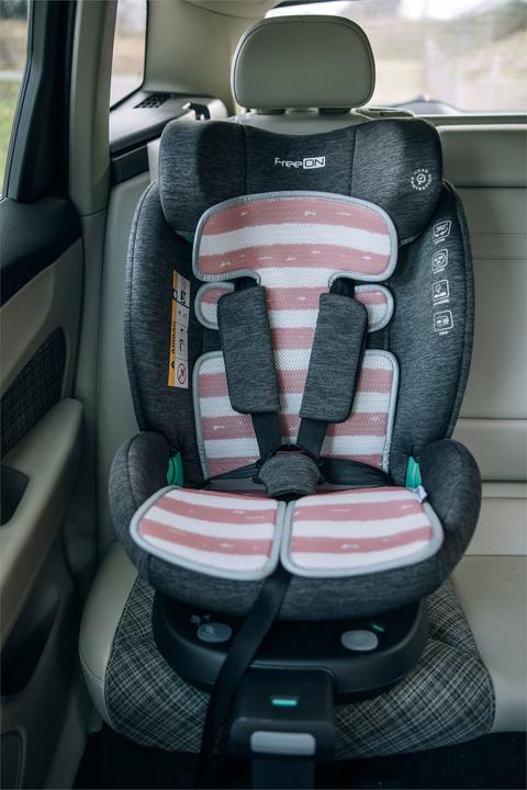 Produktbild FreeON Universal Autositz- und Kinderwageneinsatz weiss-rosa