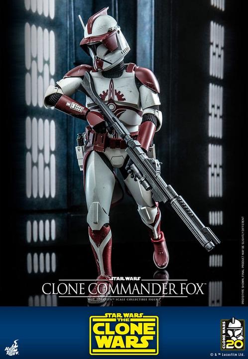 Produktbild Hot Toys Star Wars: The Clone Wars figurine 1/6 Clone Commander Fox 30 cm