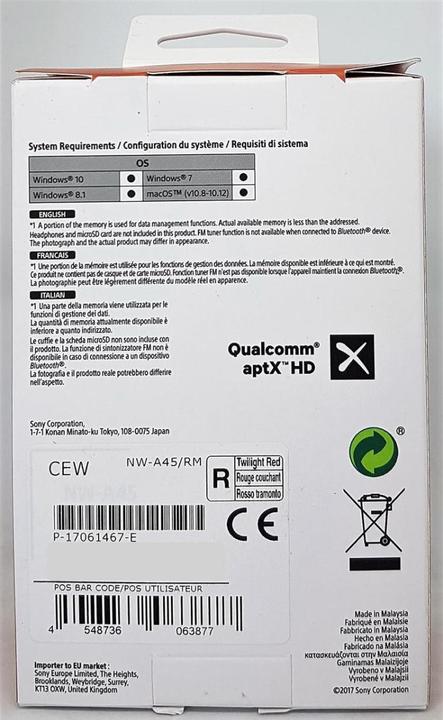 Produktbild Sony Nw-A45 (16 GB)