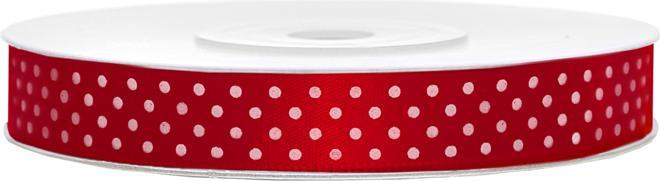 Produktbild Partydeco Satin ribbon, red, 12mm/25m (1 pc. / 25 lm) (Geschenkband, 1 x)