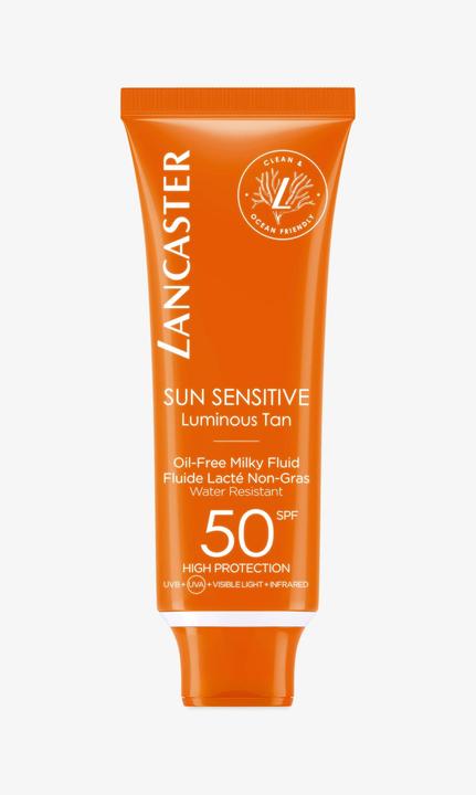 Produktbild Lancaster Clean Sun Sensitive Milky Fluid (Sonnencreme Gesicht, SPF 50, 50 ml, 150 g)