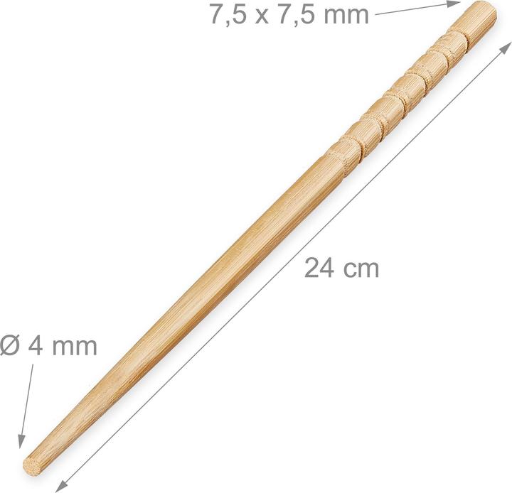 Immagine prodotto Relaxdays 100x bacchette (100 Pezzo/i, Bacchette)