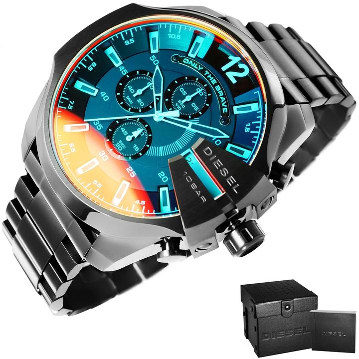 Actual product image Diesel Mega Chief (Analogue wristwatch, Chronograph, 51 mm)