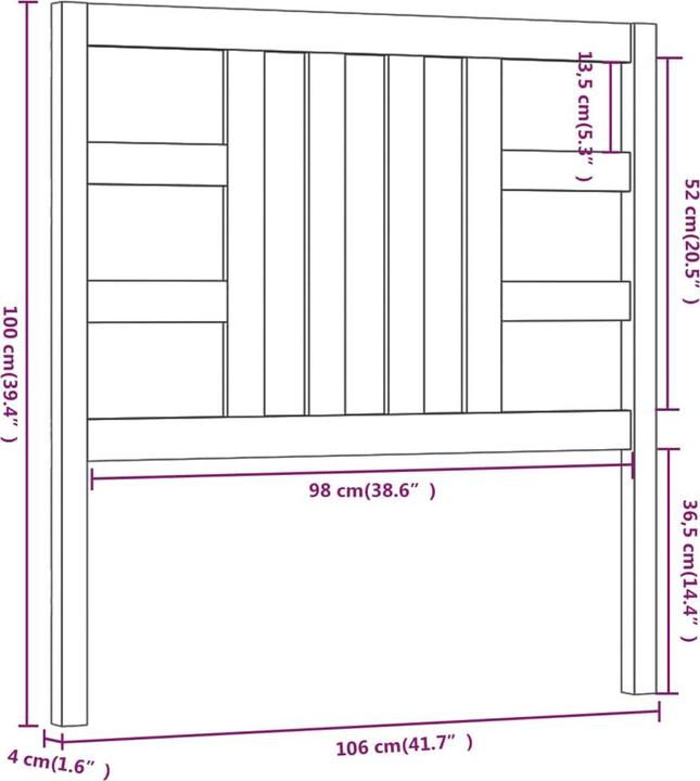 Immagine prodotto VidaXL Lior (126 x 4 x 100 cm)