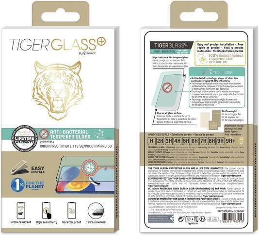 Immagine prodotto Muvit TIGER GLASS PLUS VT XIAOMI REDMI NOTE 11 5G/11S 5G/POCO M4 PRO 5G (1 Pezzo/i, Xiaomi Redmi Note 11 5G)