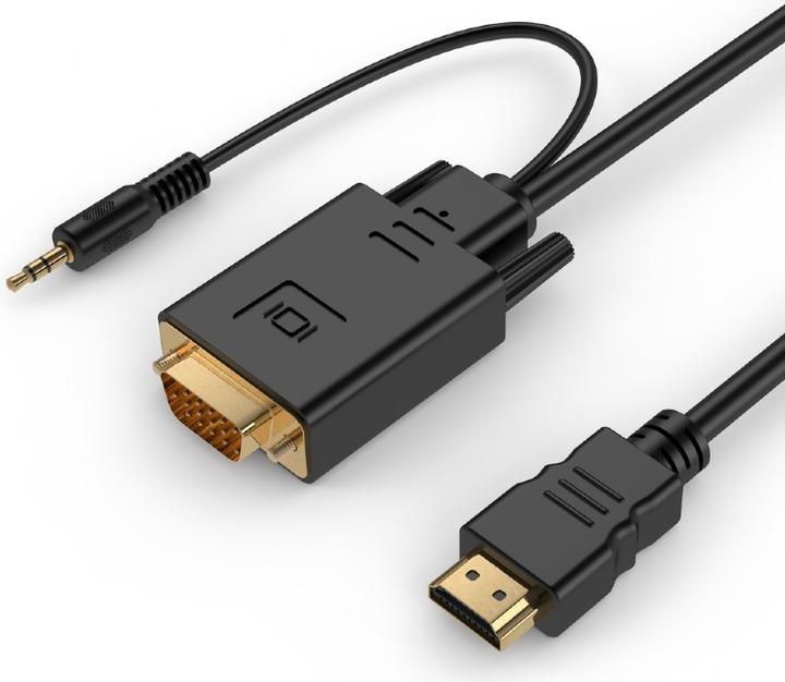 Actual product image Gembird HDMI (Typ A) — VGA (1.80 m, HDMI, VGA)