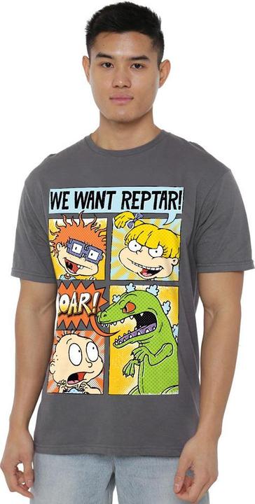 Immagine prodotto Rugrats We Want Reptar! Maglietta Comic Uomo (XL)