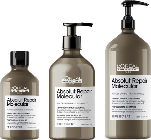 Actual product image L'Oréal Professionnel Absolut Repair Molecular (500 ml, Liquid shampoo)