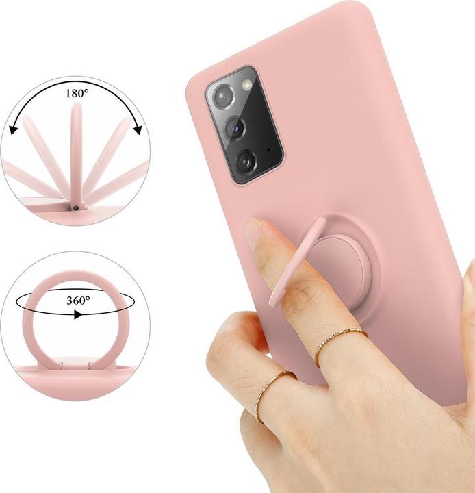 Image du produit Cadorabo TPU Liquid Ring Silicone Case Cover (Samsung Galaxy Note 20)