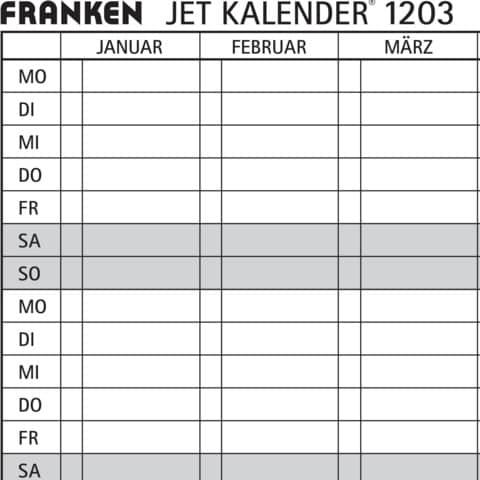 Immagine prodotto Franken Striscia della data magnetica (12 x)