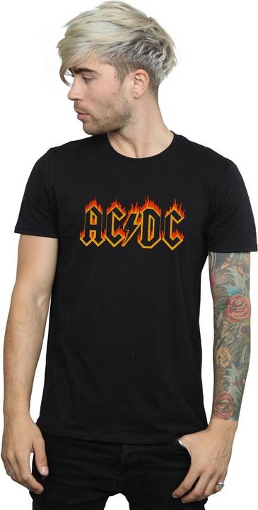 Image du produit AC/DC - T-shirt FLAMES LOGO - Homme (S)