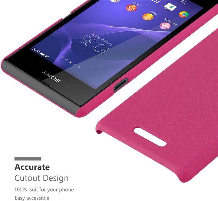 Image du produit Cadorabo Couverture rigide Frosty Cover (Sony Xperia E3)