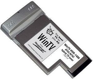 Actual product image Hauppauge WinTV HVR-1400 (ExpressCard, analog TV signal, DVB-T)