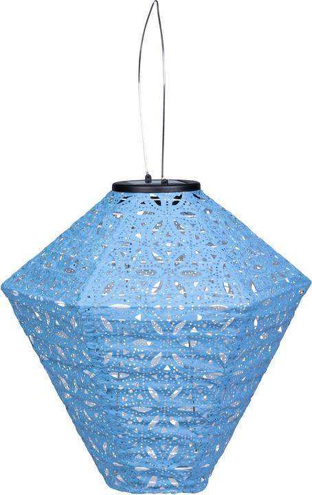 Image du produit Cocon Lampion LED Solar Diamant, bleu (0.44 m)