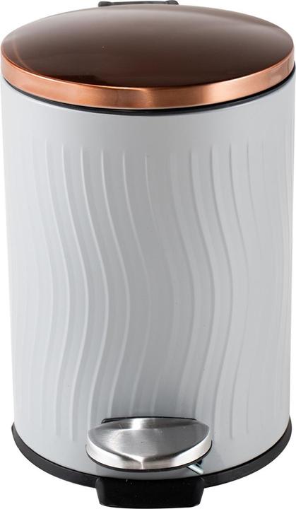 Image du produit HTI-Living Poubelle à pédale 3 litres Gris Cuivre (3 l)