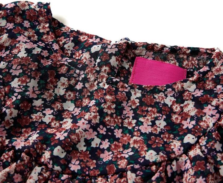 Actual product image VidaXL Children's long-sleeved blouse dark pink 92,Material: 100 (92)