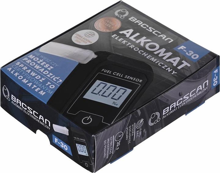 Actual product image Hi-tech medical BACSCAN F-30 Alcohol Tester 0 - 4%