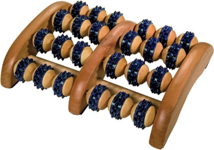 Rouleau de massage pour les pieds avec 2x4 rouleaux