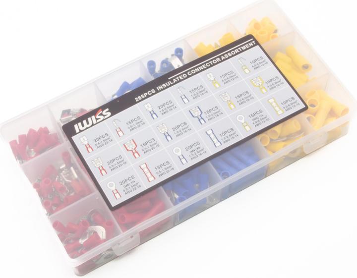 Produktbild Iwiss Kabelschuhe Quetschverbinder Set