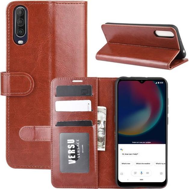 Produktbild MU Classic Crazy Horse Leder Bookcover Series (Wiko View 4 Lite, Wiko View 4)