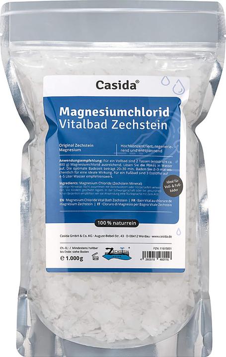 Actual product image Casida Magnesium chloride Vitality bath Zechstein (Bath pearls)