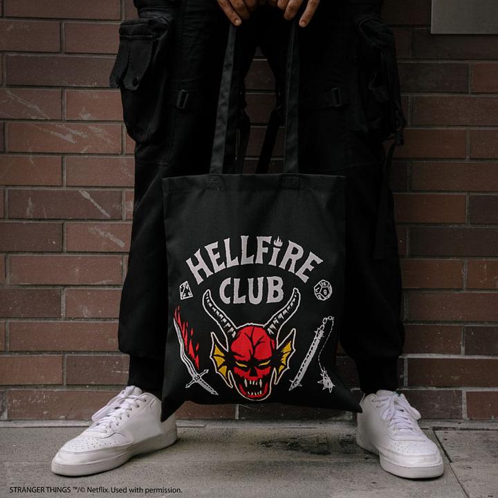 Produktbild Cinereplicas Stranger Things Tragetasche Hellfire Club