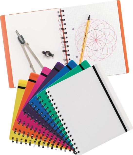 Actual product image Kolma Notebook Easy A5 chequered berry (A5, Checked, Hardcover)