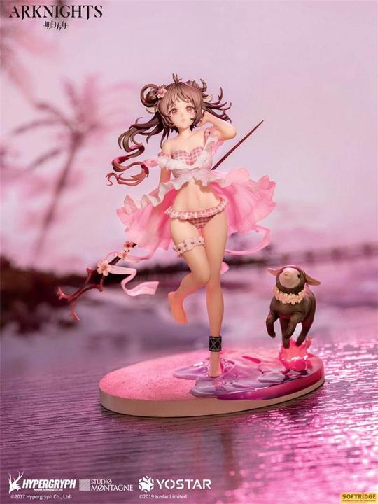 Actual product image Apex Arknights statuette PVC 1/7 Eyjafjalla Summer Flower FA018 23 cm