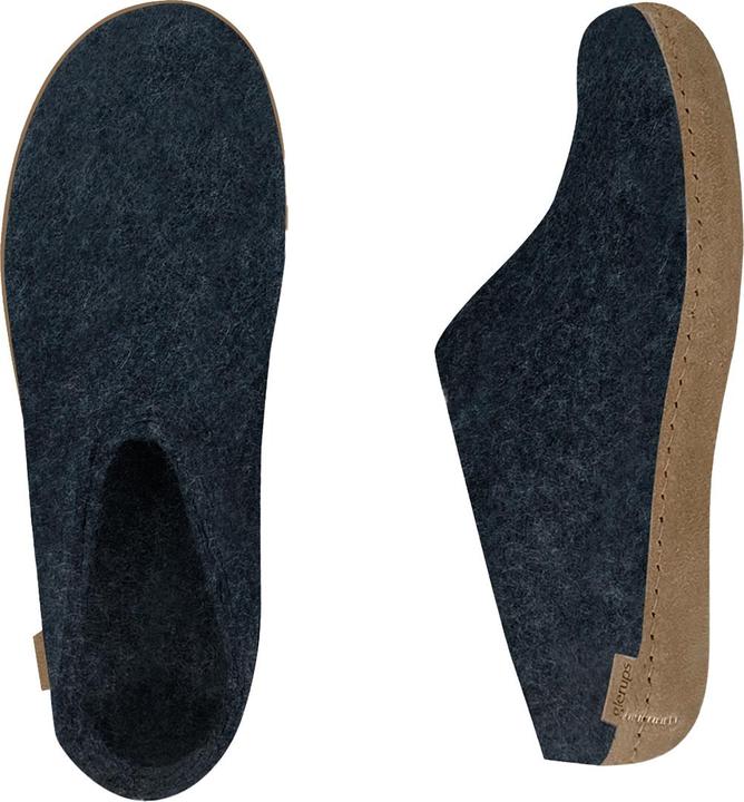 Image du produit Glerups Pantoufles à semelle de cuir (44)