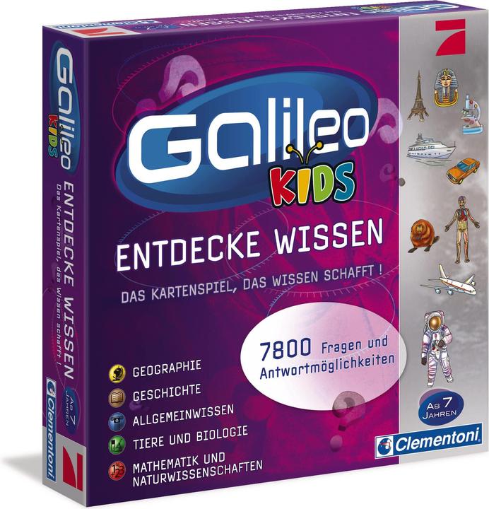 Produktbild Clementoni Galileo Kids Das grosse WissensQuiz (Deutsch)