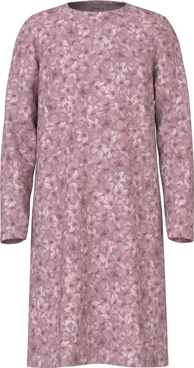 Name it Nkfnightgown Ls Mauve Flower Noos