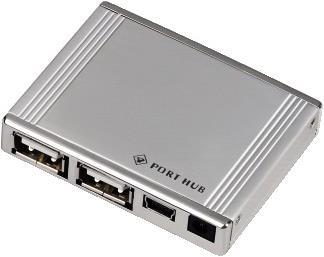 Hama USB 2.0 hub (USB-A, 4 ports)